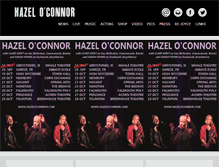 Tablet Screenshot of hazeloconnor.com